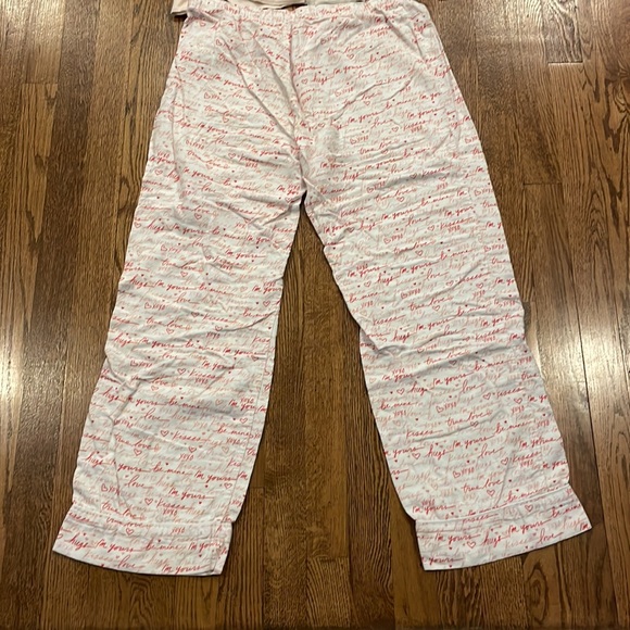 Love by Gap Women’s pink love print lounge pajama set size small - Picture 6 of 7